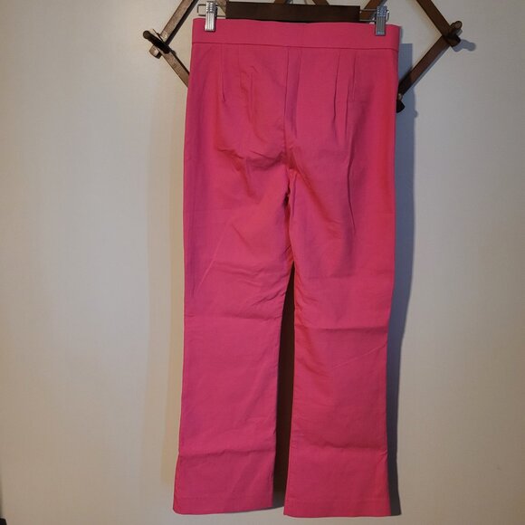 ZARA Pink High Waisted Trousers SZ M - Picture 3 of 5